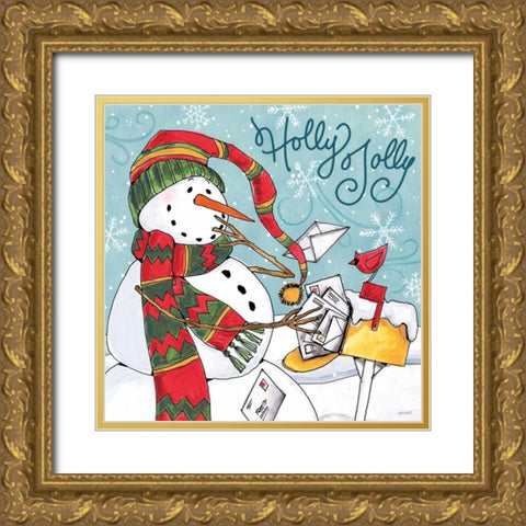 Snowplace Like Home IV Gold Ornate Wood Framed Art Print with Double Matting by Tavoletti, Anne