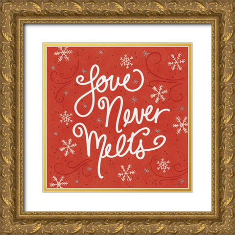 Snowplace Like Home VI Gold Ornate Wood Framed Art Print with Double Matting by Tavoletti, Anne