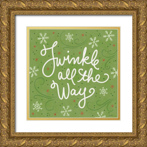 Snowplace Like Home VIII Gold Ornate Wood Framed Art Print with Double Matting by Tavoletti, Anne