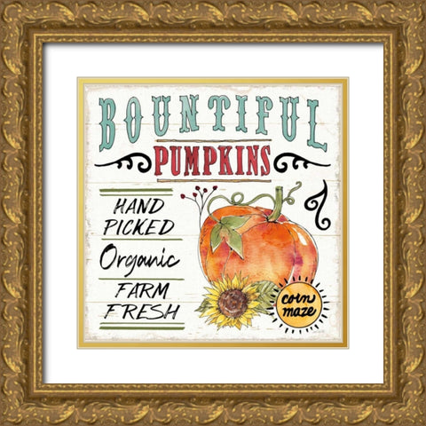 Harvest Times XI Gold Ornate Wood Framed Art Print with Double Matting by Tavoletti, Anne