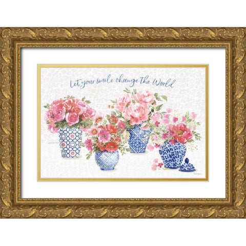 From the East I Gold Ornate Wood Framed Art Print with Double Matting by Grove, Beth