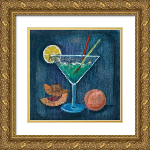 Cheers II Gold Ornate Wood Framed Art Print with Double Matting by Vassileva, Silvia