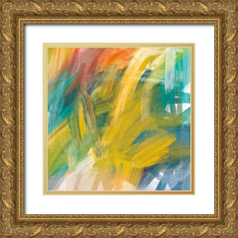 Spectrum Gold Ornate Wood Framed Art Print with Double Matting by Averinos, Melissa
