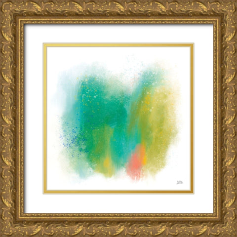 Color Full Gold Ornate Wood Framed Art Print with Double Matting by Averinos, Melissa