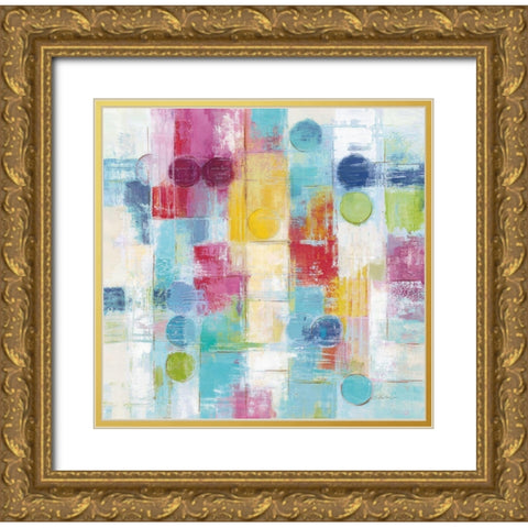 Summer Rain Bright Gold Ornate Wood Framed Art Print with Double Matting by Vassileva, Silvia