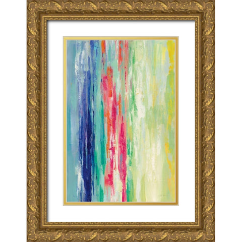 California Surf Bright Crop Gold Ornate Wood Framed Art Print with Double Matting by Vassileva, Silvia