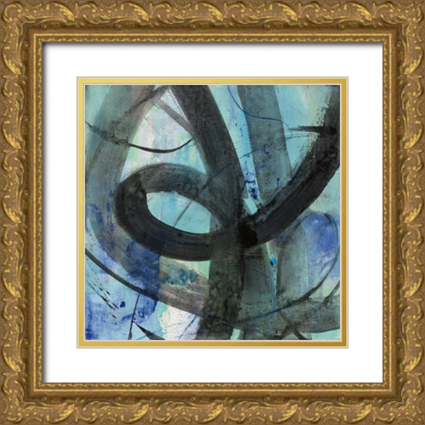 Into the Deep II Gold Ornate Wood Framed Art Print with Double Matting by Hristova, Albena