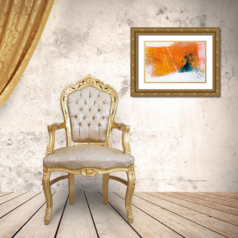 Exaggeration Gold Ornate Wood Framed Art Print with Double Matting by Schick, Mike