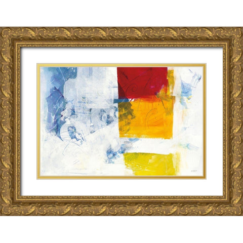 Breakout II Gold Ornate Wood Framed Art Print with Double Matting by Schick, Mike