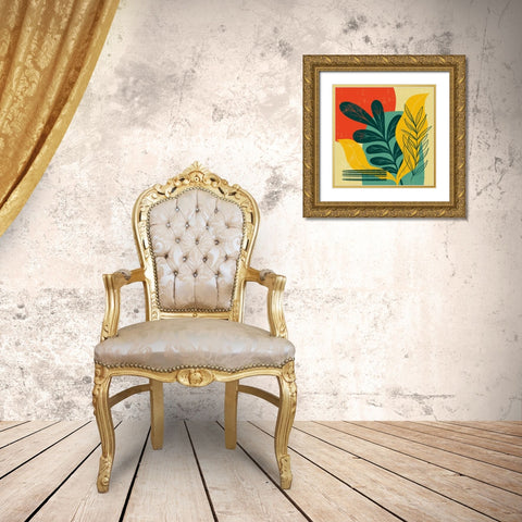 Mid Century Modern III Gold Ornate Wood Framed Art Print with Double Matting by Thorns, Becky