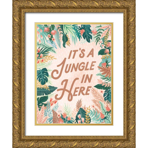 Jungle Hangout VI Gold Ornate Wood Framed Art Print with Double Matting by Marshall, Laura