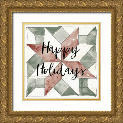 Holiday Farm Memories XI Gold Ornate Wood Framed Art Print with Double Matting by Tavoletti, Anne