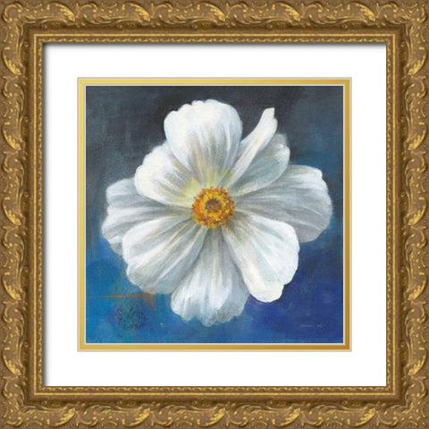 Boldest Bloom I Gold Ornate Wood Framed Art Print with Double Matting by Nai, Danhui