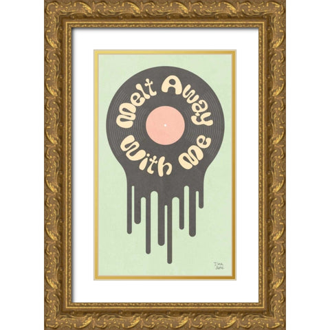 Melt Away with Me I Gold Ornate Wood Framed Art Print with Double Matting by June, Dina