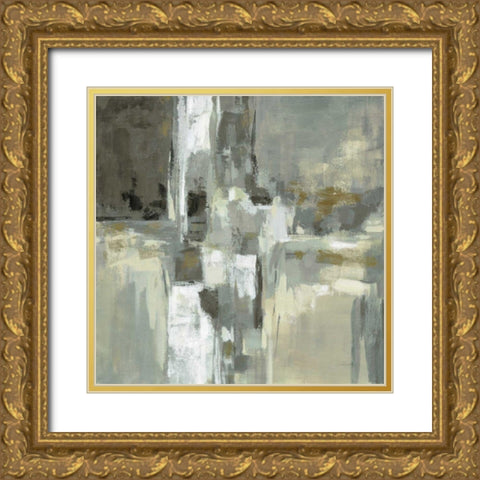 Neutral Water Gold Ornate Wood Framed Art Print with Double Matting by Vassileva, Silvia