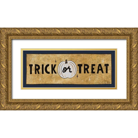 Frightfully Wicked VII Dark Gold Ornate Wood Framed Art Print with Double Matting by Averinos, Melissa