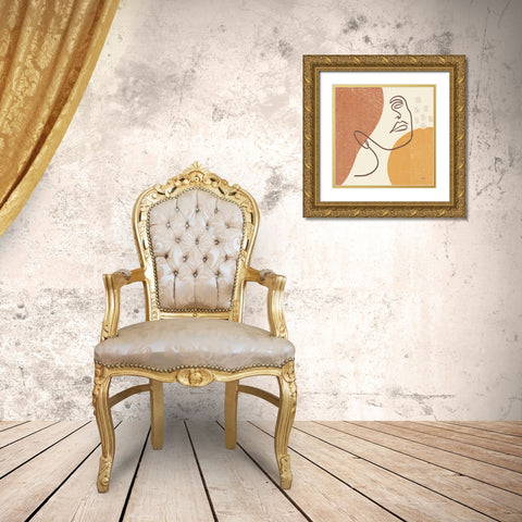 Through the Window IV Gold Ornate Wood Framed Art Print with Double Matting by Marshall, Laura