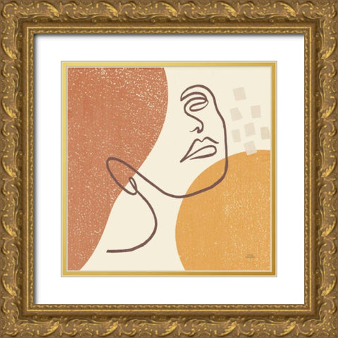 Through the Window IV Gold Ornate Wood Framed Art Print with Double Matting by Marshall, Laura