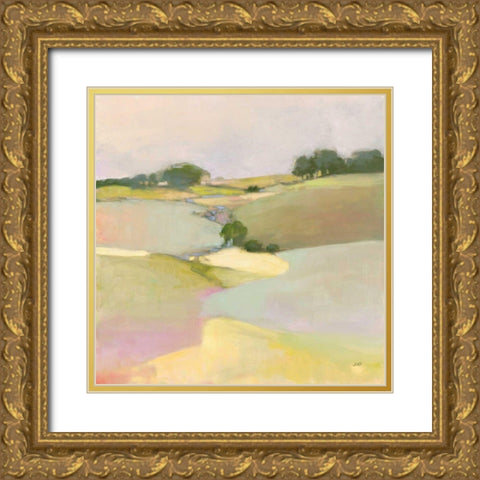 Dream Valley II Gold Ornate Wood Framed Art Print with Double Matting by Purinton, Julia