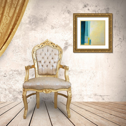 Deep Dive II Gold Ornate Wood Framed Art Print with Double Matting by Davies, Jane