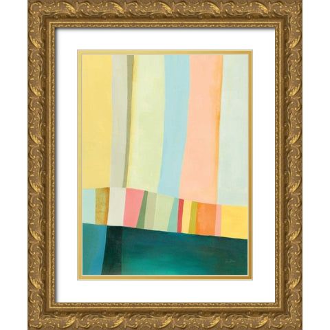 Twelve Bar II Gold Ornate Wood Framed Art Print with Double Matting by Davies, Jane