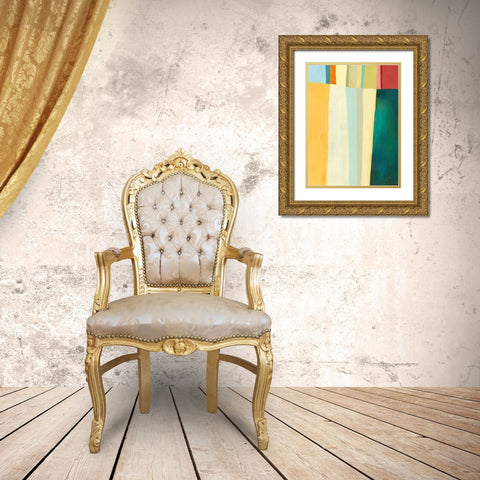 Twelve Bar III Gold Ornate Wood Framed Art Print with Double Matting by Davies, Jane