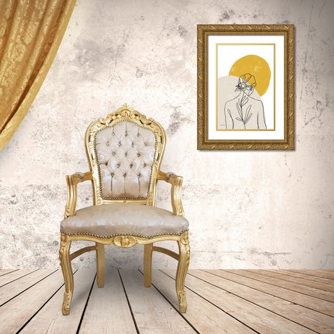 Planted I Gold Ornate Wood Framed Art Print with Double Matting by Thorns, Becky