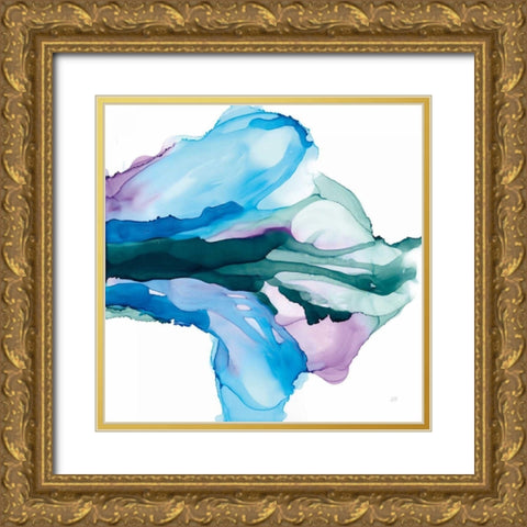 Tributary Gold Ornate Wood Framed Art Print with Double Matting by Paschke, Chris