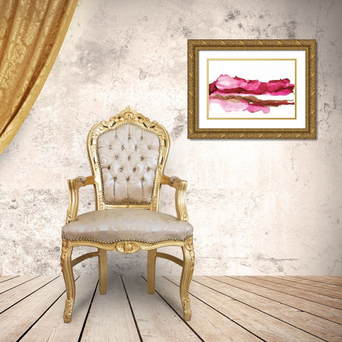Coastal Ink VI Gold Ornate Wood Framed Art Print with Double Matting by Paschke, Chris
