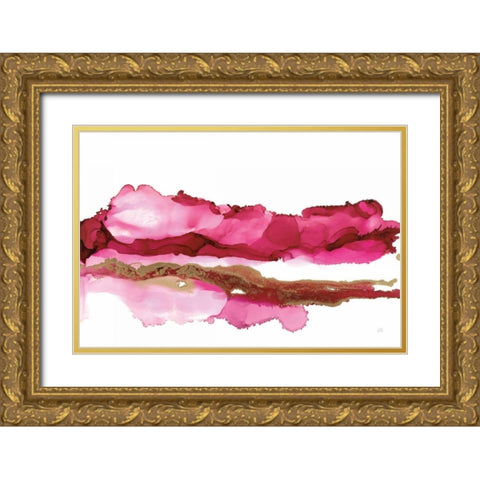 Coastal Ink VI Gold Ornate Wood Framed Art Print with Double Matting by Paschke, Chris
