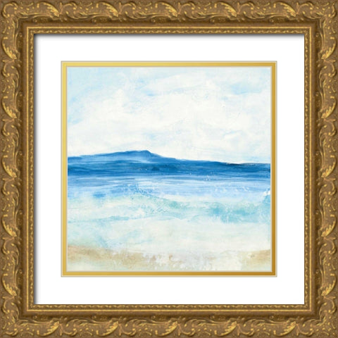 Coastal II Gold Ornate Wood Framed Art Print with Double Matting by Paschke, Chris