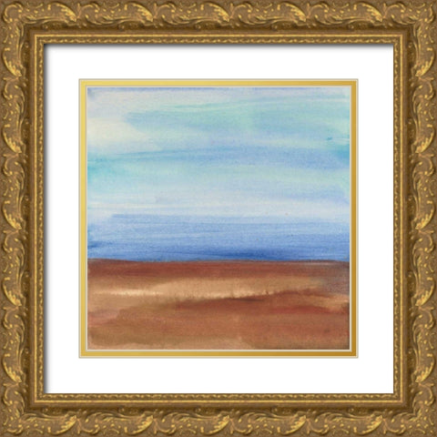 Sandy Ridge I Gold Ornate Wood Framed Art Print with Double Matting by Paschke, Chris