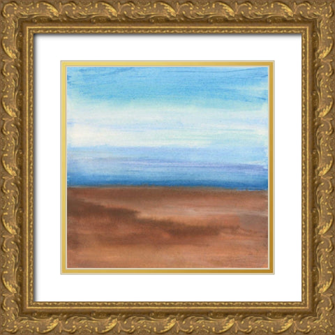 Sandy Ridge II Gold Ornate Wood Framed Art Print with Double Matting by Paschke, Chris