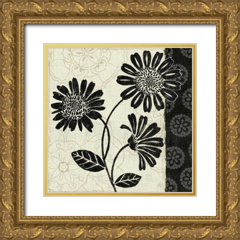 Influence II Gold Ornate Wood Framed Art Print with Double Matting by Brissonnet, Daphne
