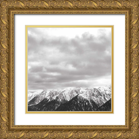 What a View BW Crop Gold Ornate Wood Framed Art Print with Double Matting by Eichman, Andre