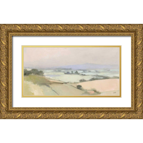 Dream Valley I Neutral Crop Gold Ornate Wood Framed Art Print with Double Matting by Purinton, Julia