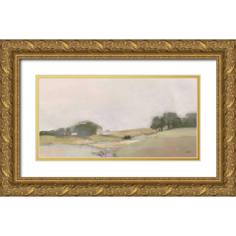 Dream Valley II Neutral Crop Gold Ornate Wood Framed Art Print with Double Matting by Purinton, Julia