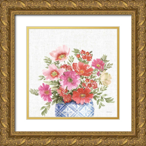 From the East III No Words Gold Ornate Wood Framed Art Print with Double Matting by Grove, Beth
