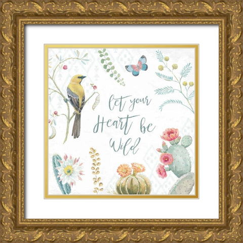 Desert Beauties VIII Gold Ornate Wood Framed Art Print with Double Matting by Brissonnet, Daphne