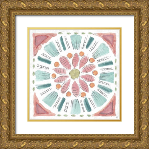 Desert Beauties XIV Gold Ornate Wood Framed Art Print with Double Matting by Brissonnet, Daphne