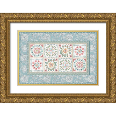 Desert Beauties XIX Gold Ornate Wood Framed Art Print with Double Matting by Brissonnet, Daphne