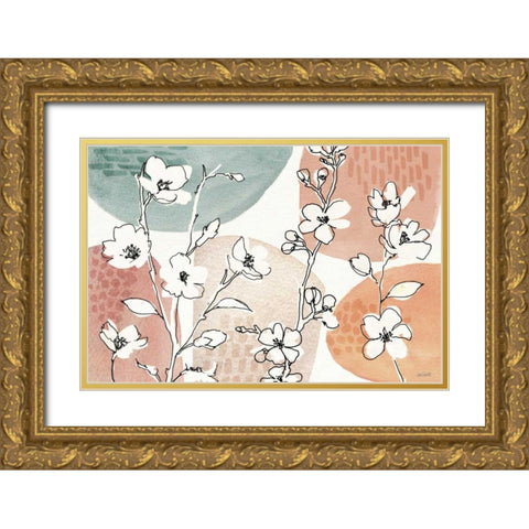 Soft Figures I Gold Ornate Wood Framed Art Print with Double Matting by Tavoletti, Anne