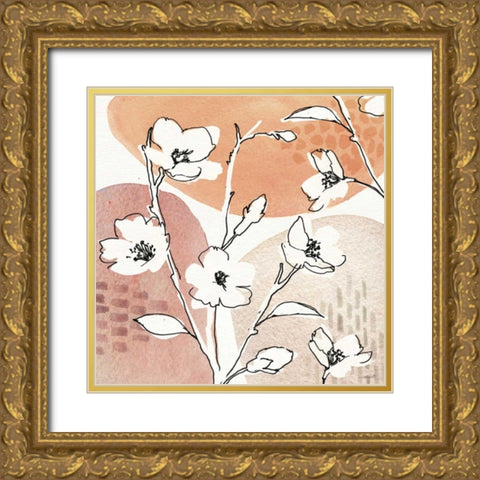 Soft Figures III Gold Ornate Wood Framed Art Print with Double Matting by Tavoletti, Anne