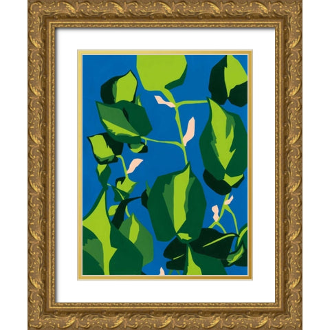 Zest for Life Gold Ornate Wood Framed Art Print with Double Matting by Gallagher, Megan