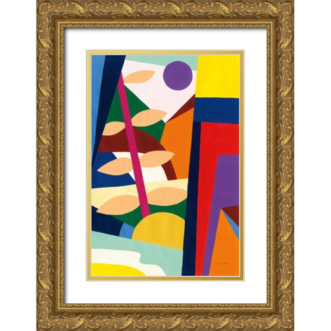 Wake Up and Be Bold Gold Ornate Wood Framed Art Print with Double Matting by Gallagher, Megan
