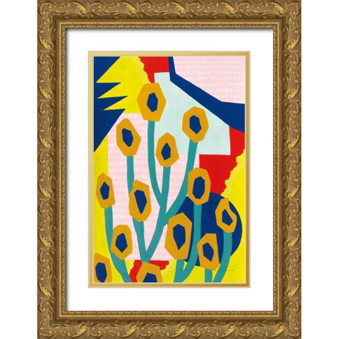 Growth Patterns Gold Ornate Wood Framed Art Print with Double Matting by Gallagher, Megan