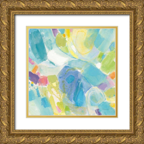 Crystal Morning Gold Ornate Wood Framed Art Print with Double Matting by Hristova, Albena