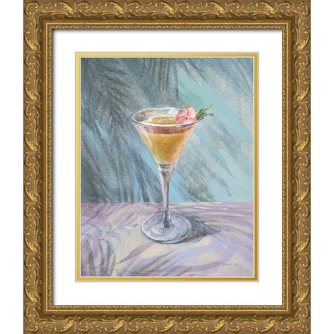 Happy Hour I Gold Ornate Wood Framed Art Print with Double Matting by Nai, Danhui