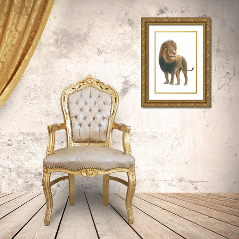 Wild and Free I Gold Ornate Wood Framed Art Print with Double Matting by Wiens, James