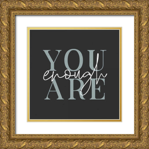 Daily Affirmations VI Gold Ornate Wood Framed Art Print with Double Matting by Wild Apple Portfolio